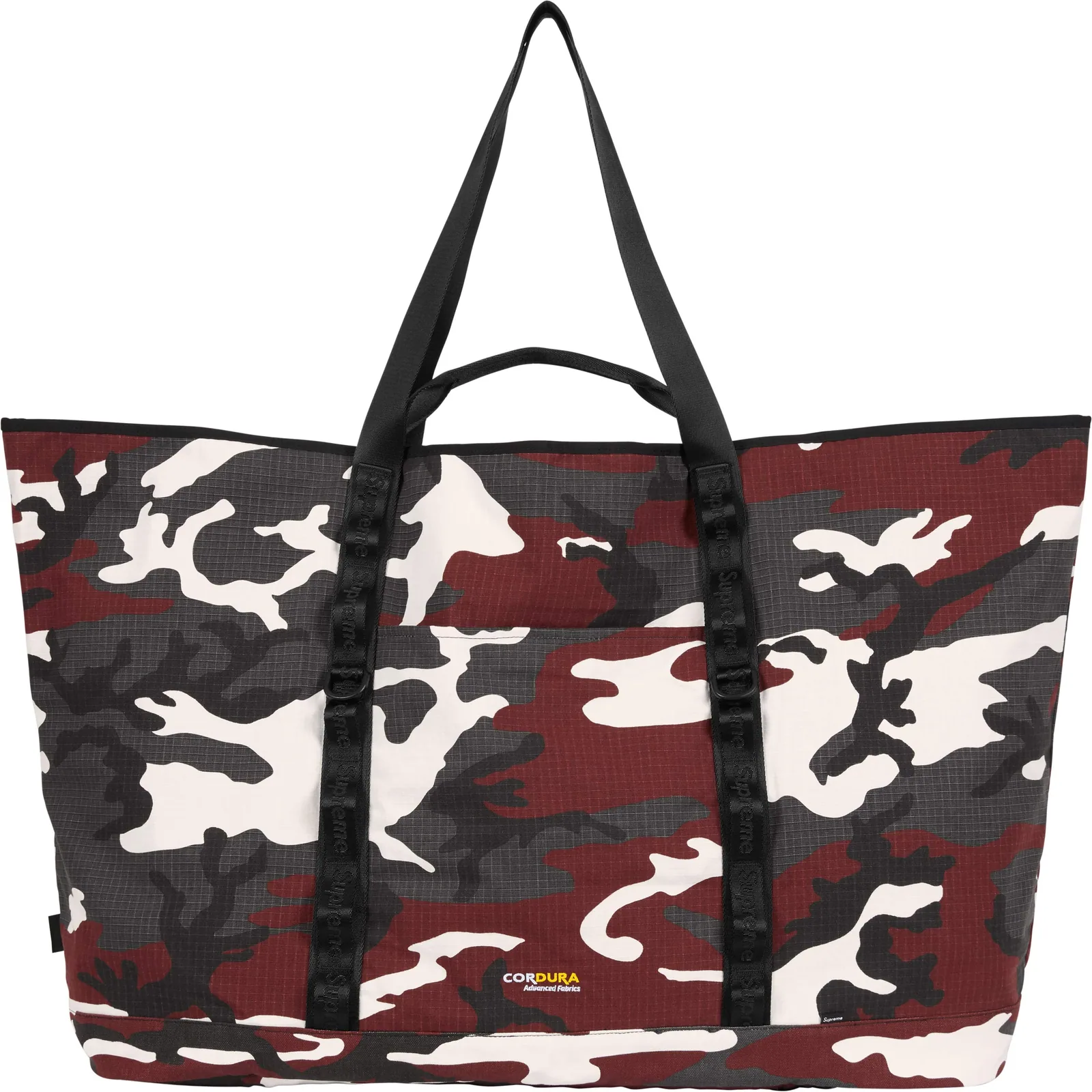 Supreme X-Large Tote Bag + Utility Pouch Camo SS26