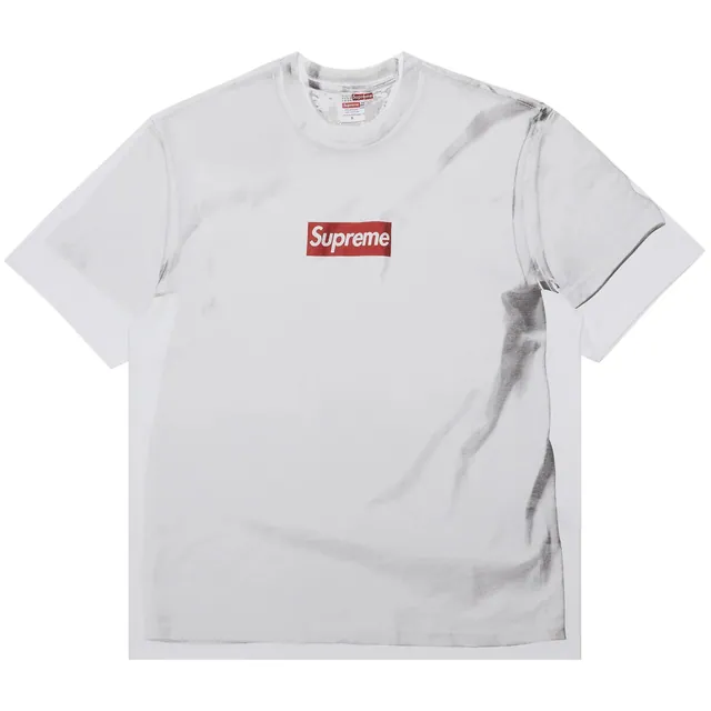 Supreme x MM6 Maison Margiela Box Logo Tee 'White'