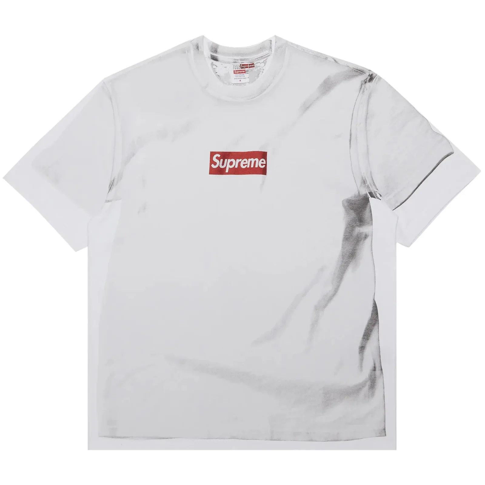 Supreme x MM6 Maison Margiela Box Logo Tee 'White'
