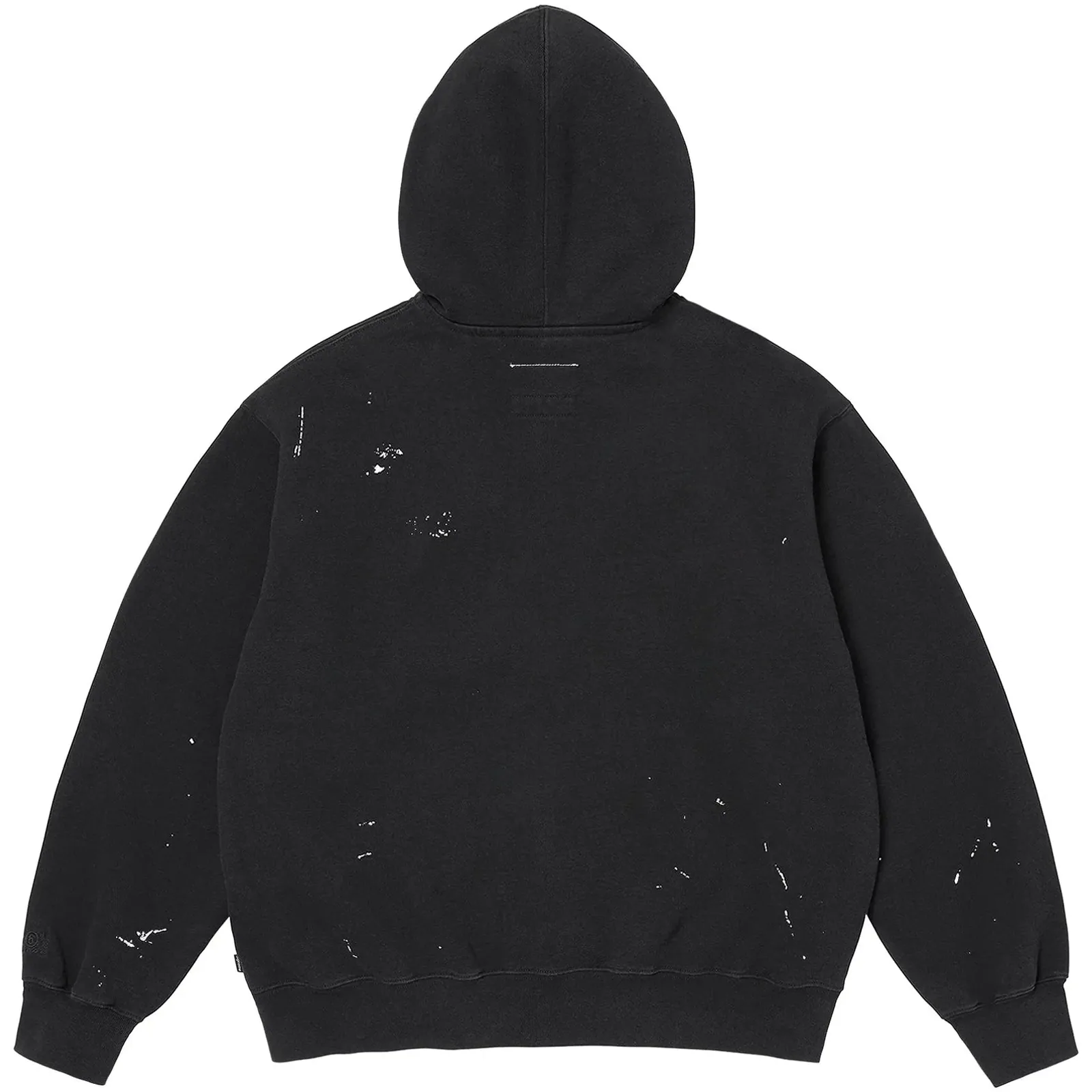 Supreme x MM6 Maison Margiela Box Logo Zip Up Hooded Sweatshirt 'Black'