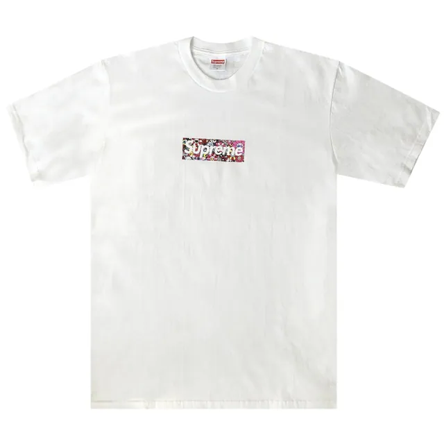 Supreme x Murakami COVID-19 Relief Box Logo Tee 'White'
