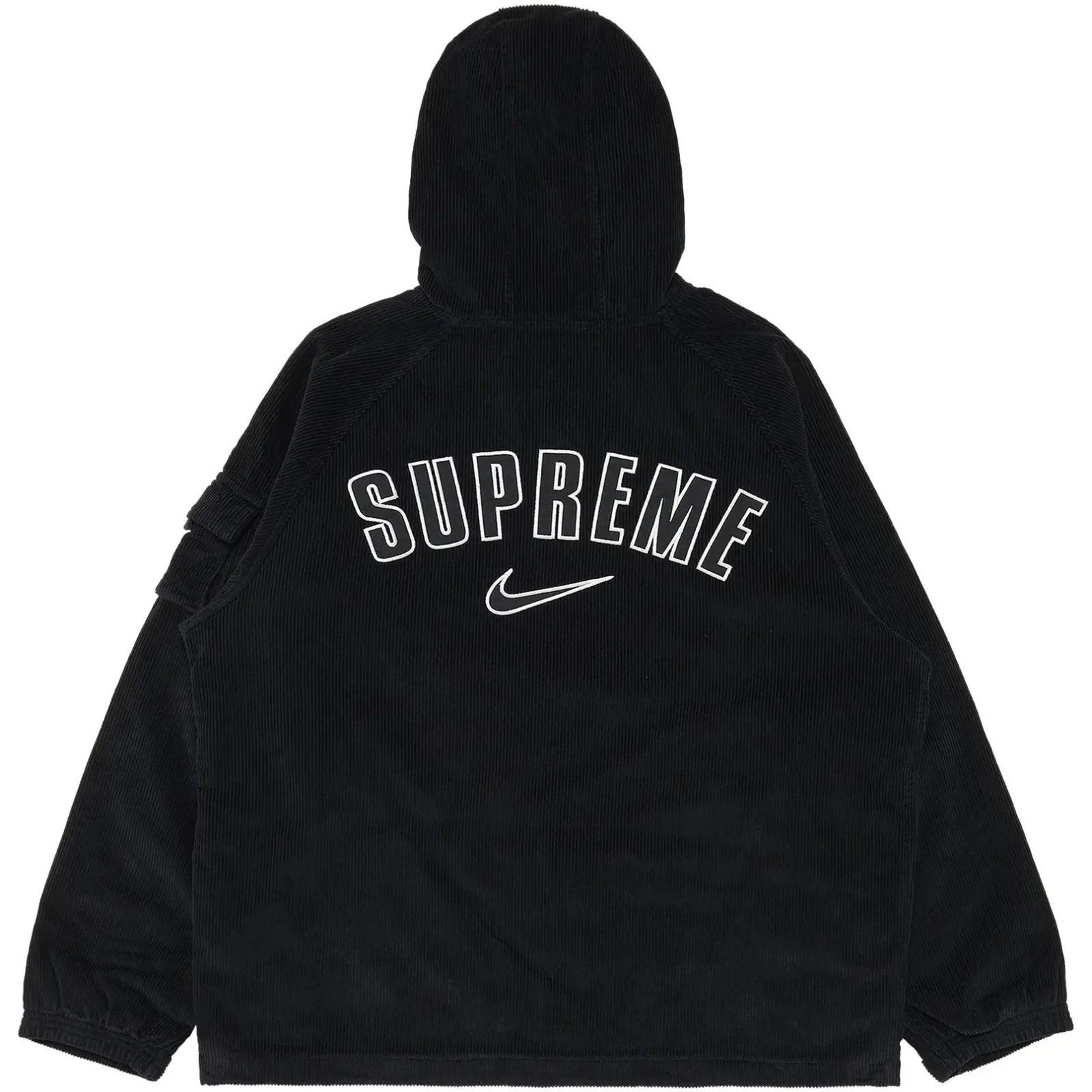Supreme x Nike Arc Corduroy Hooded Jacket 'Black'
