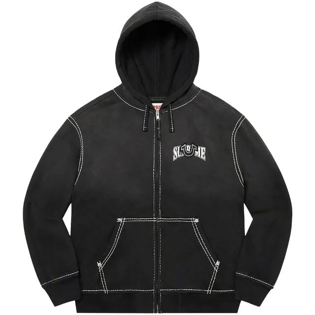 Supreme x True Religion Zip Up Hooded Sweatshirt 'Black' (FW22)
