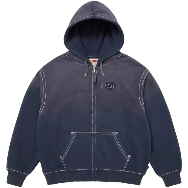 Supreme x True Religion Zip Up Hooded Sweatshirt 'Navy'