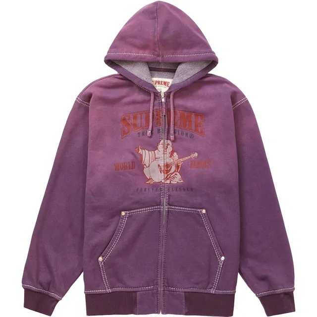 Supreme x True Religion Zip Up Hooded Sweatshirt 'Purple'