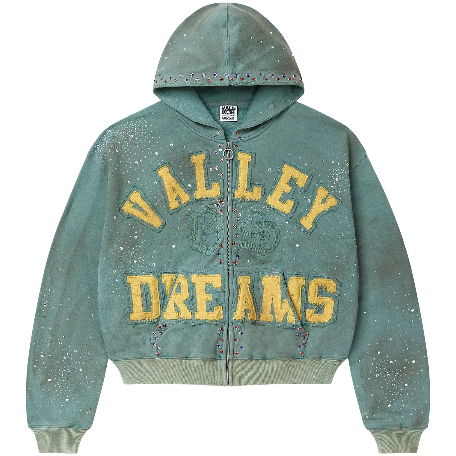 Vale Forever Bank Zip Up 'Dark Mint'