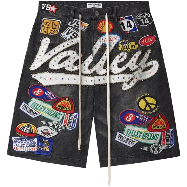 Vale Forever Black 1980s Jorts 'Black/Wash'