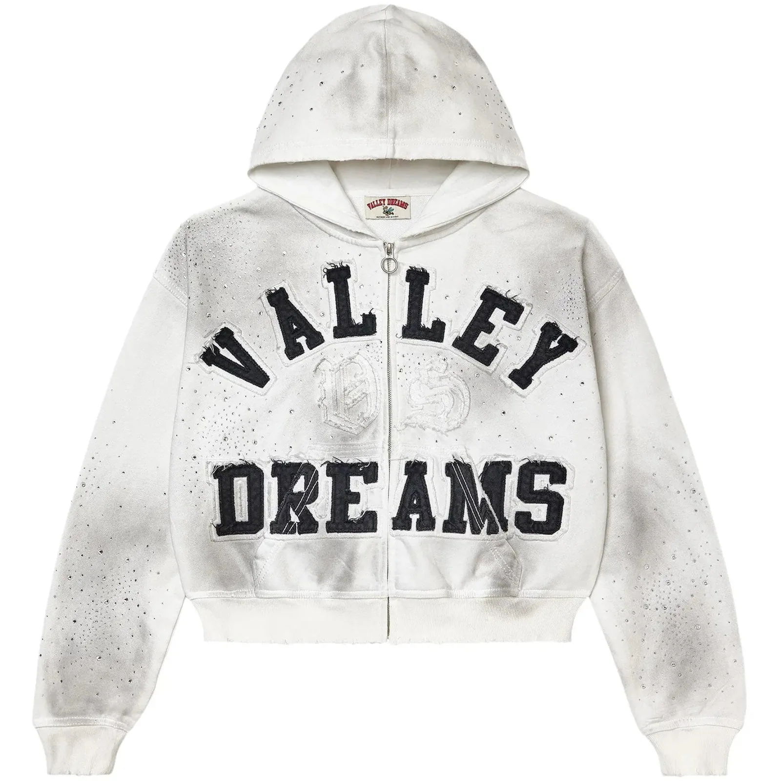 Vale Forever Classico Zip Up Hoodie 'White'