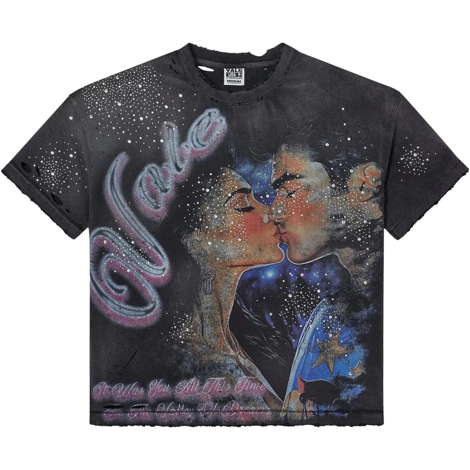 Vale Forever Fated Yours Bling Tee 'Black'
