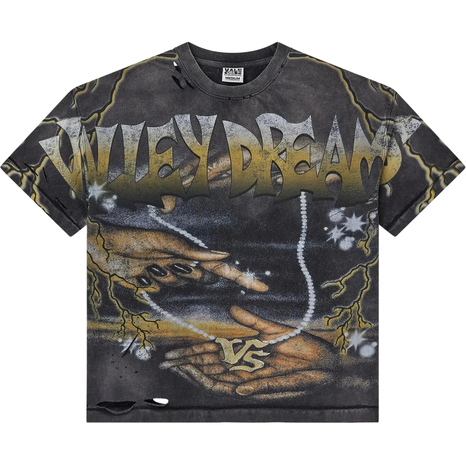 Vale Forever Hands Of God Tee 'Washed/Black'