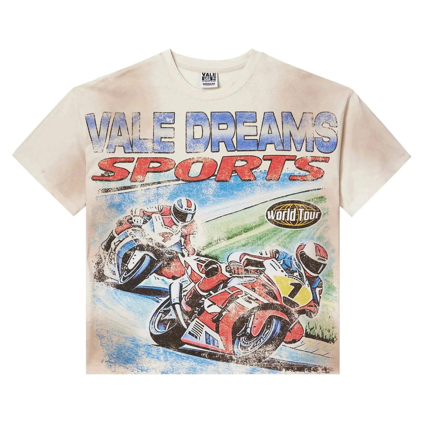 Vale Forever Motocroxxx Tee 'Cream'