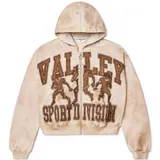 Vale Forever Mud Friday Zip Up Hoodie 'Beige/Brown'