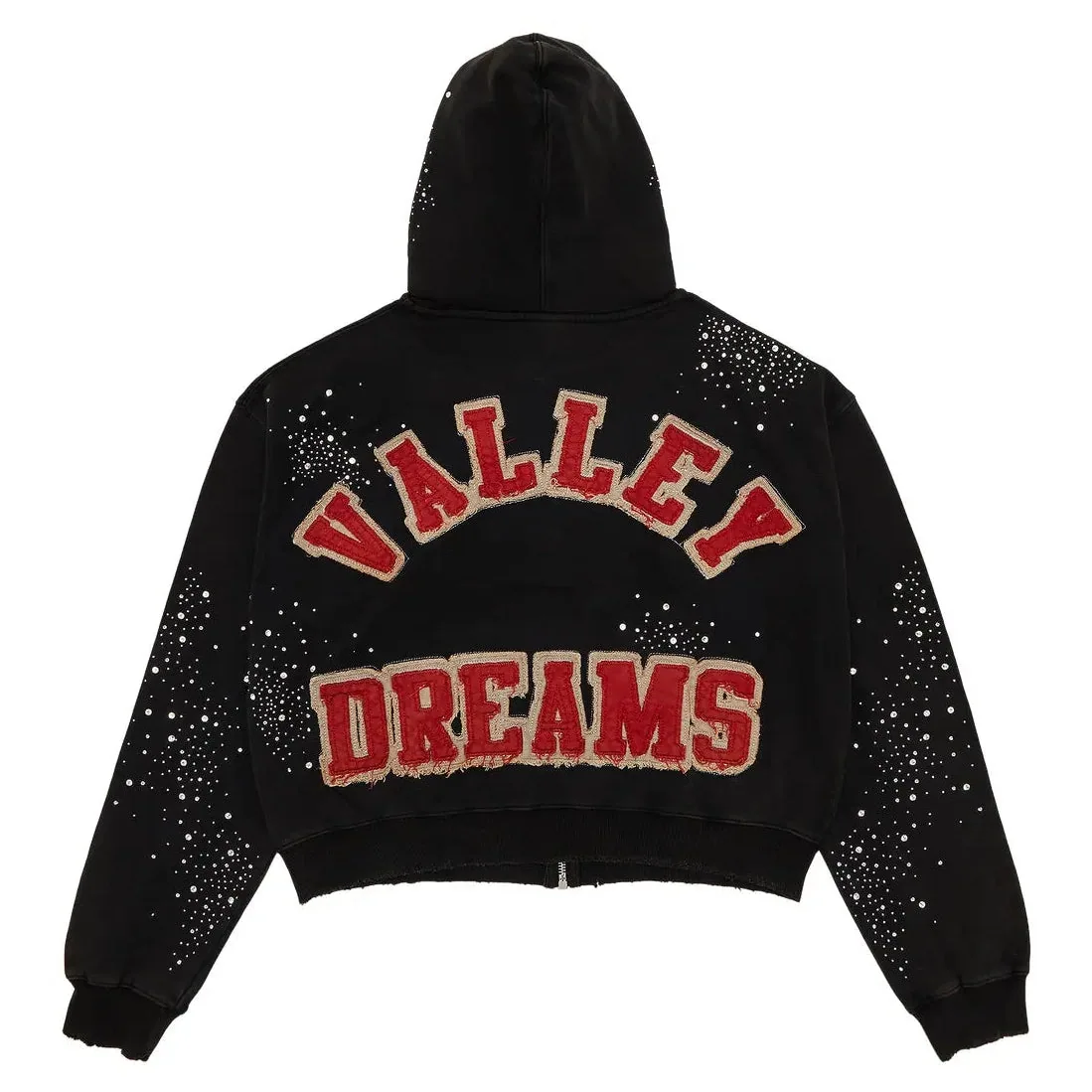 Vale Forever Pluto Clustured Portugal Zip Up Hoodie "Black"