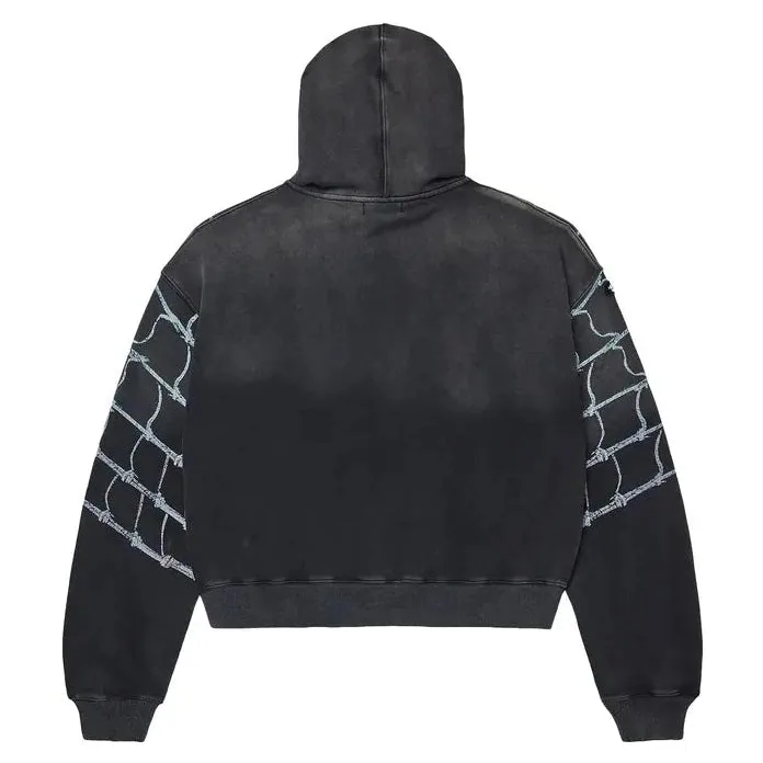 Vale Forever Widow Big Zip Up Hoodie 'Black'
