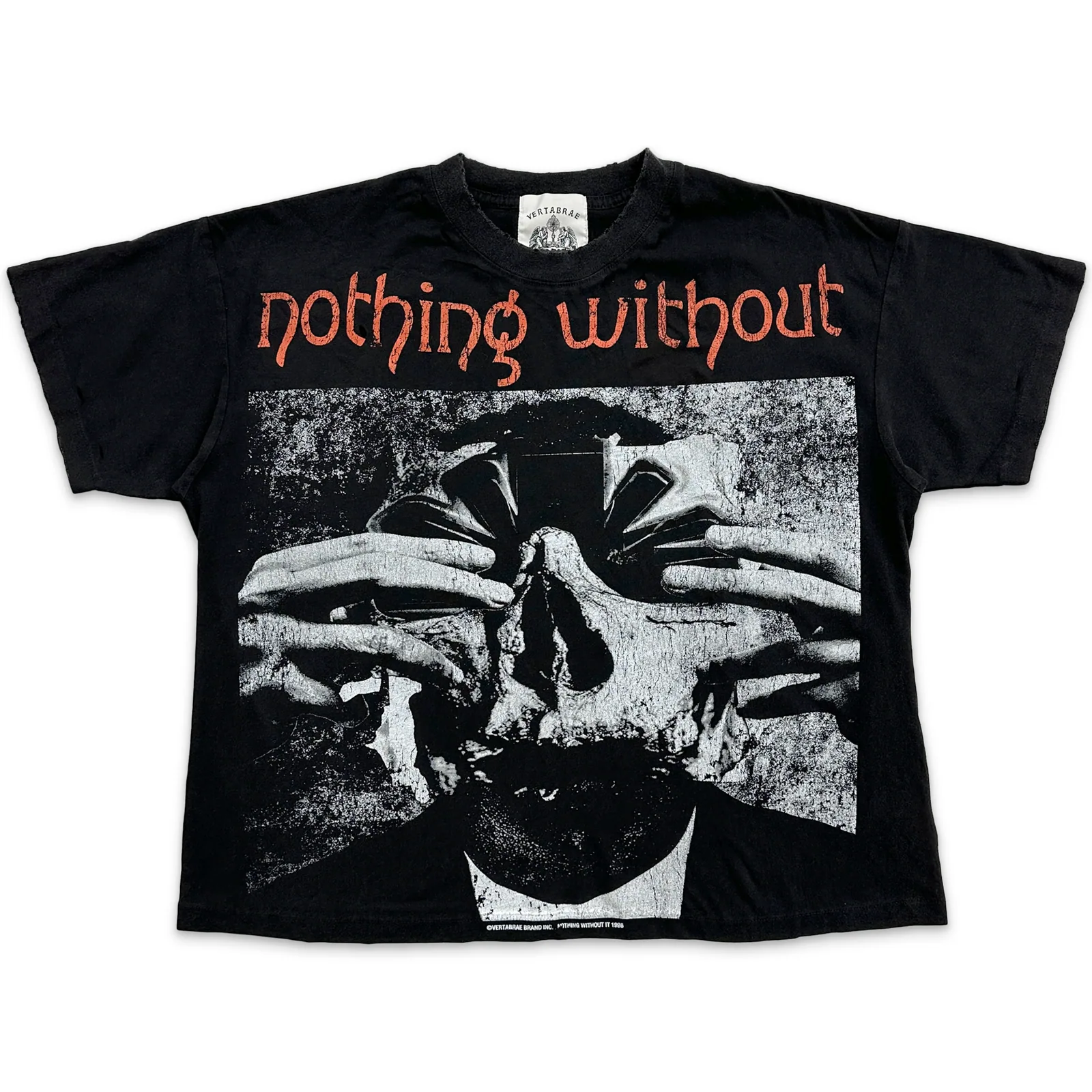 Vertabrae Pressure Point Tee Black